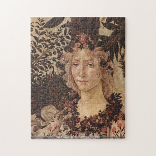 Sandro Botticelli _ Spring Primavera detail Jigsaw Puzzle