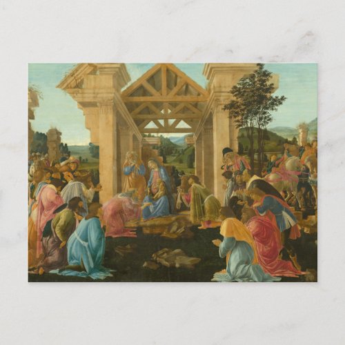 Sandro Botticelli _ The Adoration of the Magi Postcard