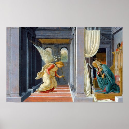 Sandro Botticelli The Annunciation Painting Poster