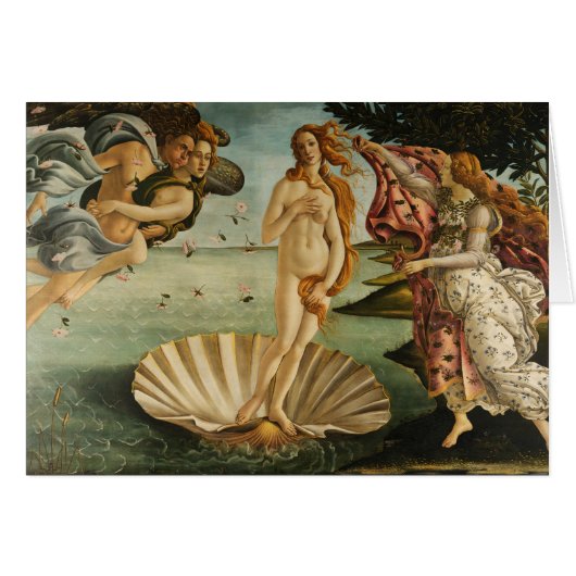 Sandro Botticelli - The Birth of Venus Cards (Front Horizontal)