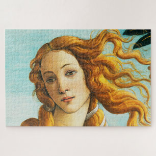 Sandro Botticelli The Birth of Venus Face Detail Jigsaw Puzzle