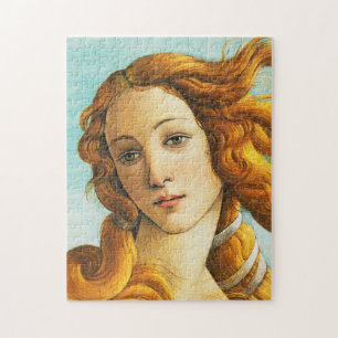 Sandro Botticelli The Birth of Venus Face Detail Jigsaw Puzzle