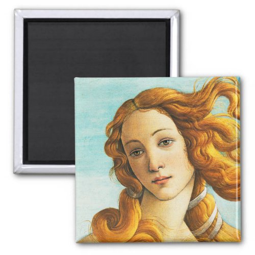 Sandro Botticelli The Birth of Venus Face Detail Magnet