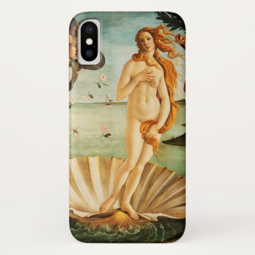 Sandro Botticelli The Birth of Venus Fine Art iPhone X Case