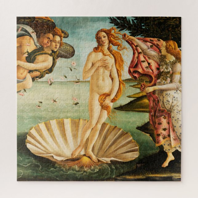 Sandro Botticelli The Birth of Venus Fine Art Jigsaw Puzzle (Vertical)