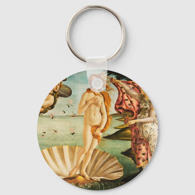 Sandro Botticelli The Birth of Venus Fine Art Keychain (Front)