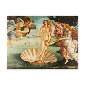 Sandro Botticelli The Birth of Venus Fine Art Postcard