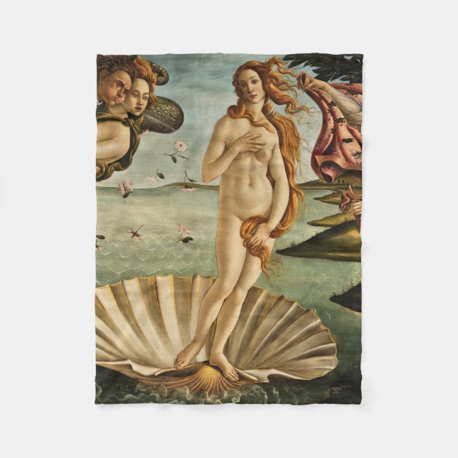 Sandro Botticelli - The Birth of Venus Fleece Blanket (Front)
