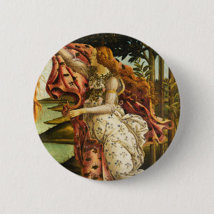 Sandro Botticelli "The Birth of Venus - Hora" Butt Button
