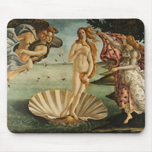 Sandro Botticelli - The Birth of Venus Mouse Pad (Front)