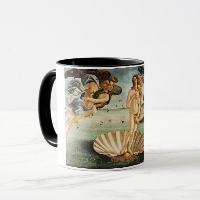 Sandro Botticelli "The Birth of Venus" Mug (Front Left)