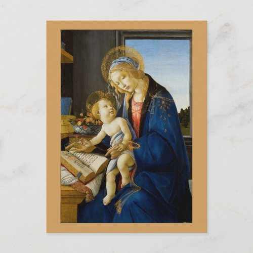 Sandro Botticelli _ The Virgin and Child Postcard