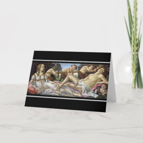 Sandro Botticelli _ Venus and Mars Card