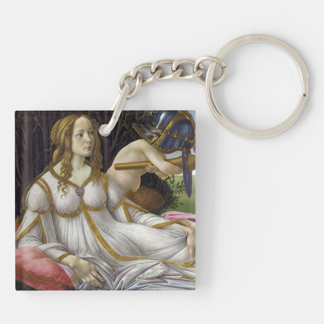 Sandro Botticelli - Venus and Mars Keychain (Back)