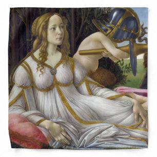 Sandro Botticelli - Venus and Mars, left side Bandana