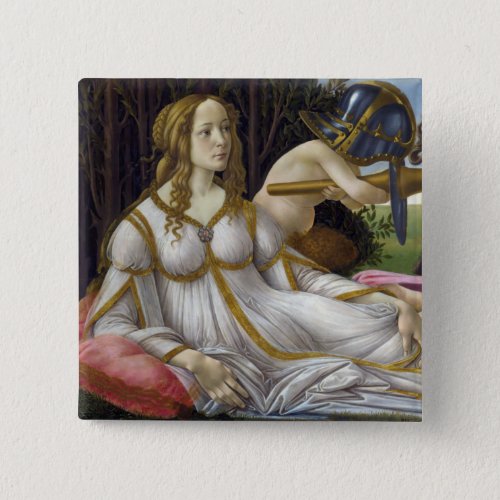 Sandro Botticelli _ Venus and Mars left side Button