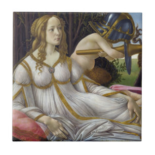 Sandro Botticelli - Venus and Mars, left side Ceramic Tile