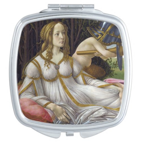 Sandro Botticelli _ Venus and Mars left side Compact Mirror