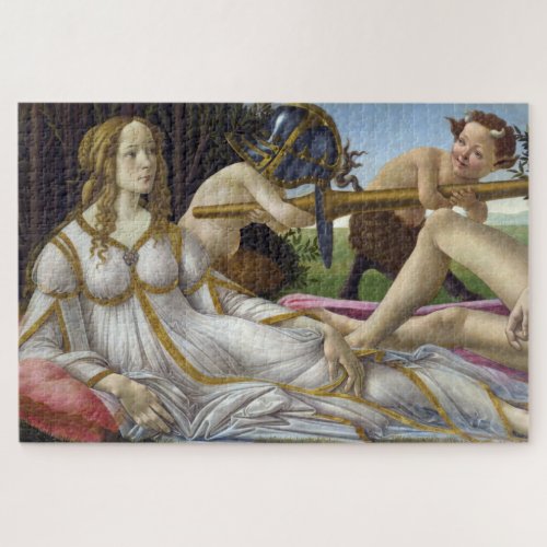 Sandro Botticelli _ Venus and Mars left side Jigsaw Puzzle
