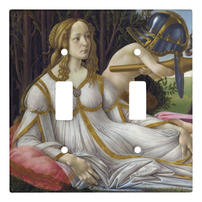 Sandro Botticelli - Venus and Mars, left side Light Switch Cover (Front)