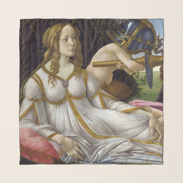 Sandro Botticelli - Venus and Mars, left side Scarf (Front)