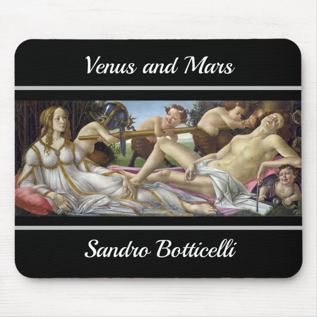 Sandro Botticelli - Venus and Mars Mouse Pad (Front)