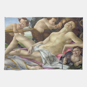 Sandro Botticelli - Venus and Mars, right side Kitchen Towel