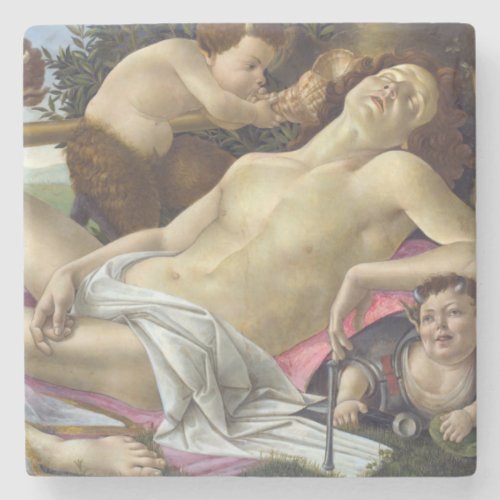 Sandro Botticelli _ Venus and Mars right side Stone Coaster