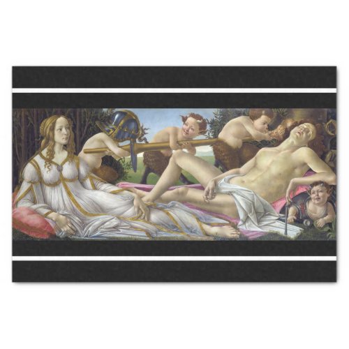 Sandro Botticelli _ Venus and Mars Tissue Paper