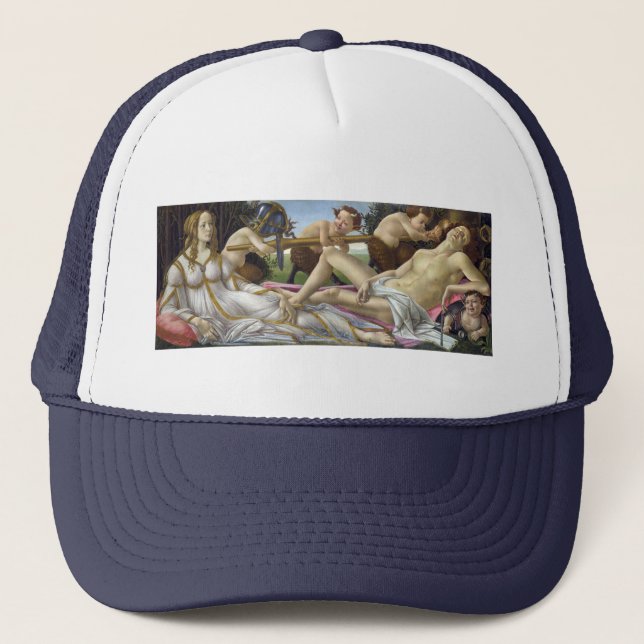 Sandro Botticelli - Venus and Mars Trucker Hat (Front)