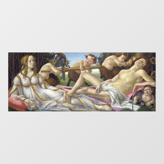 Sandro Botticelli - Venus and Mars Wall Decal (Front)