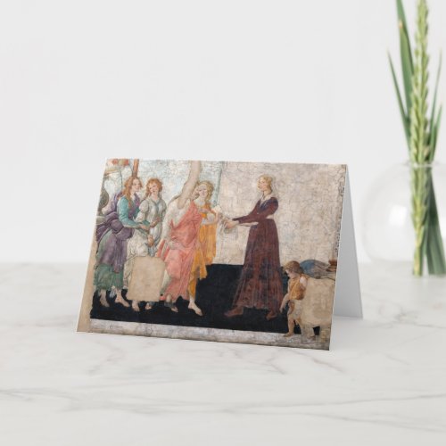 Sandro Botticelli _ Venus and the Three Graces Card