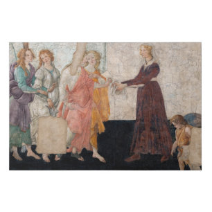Sandro Botticelli - Venus and the Three Graces Faux Canvas Print