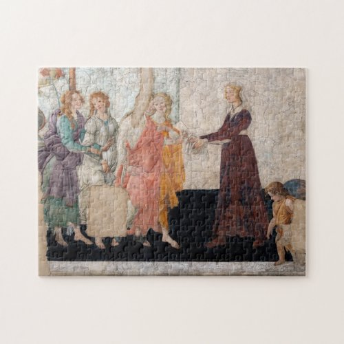 Sandro Botticelli _ Venus and the Three Graces Jigsaw Puzzle