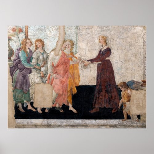 Sandro Botticelli _ Venus and the Three Graces Poster