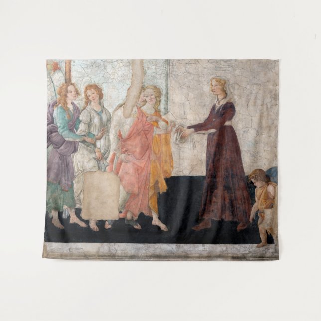 Sandro Botticelli - Venus and the Three Graces Tapestry (Front (Horizontal))
