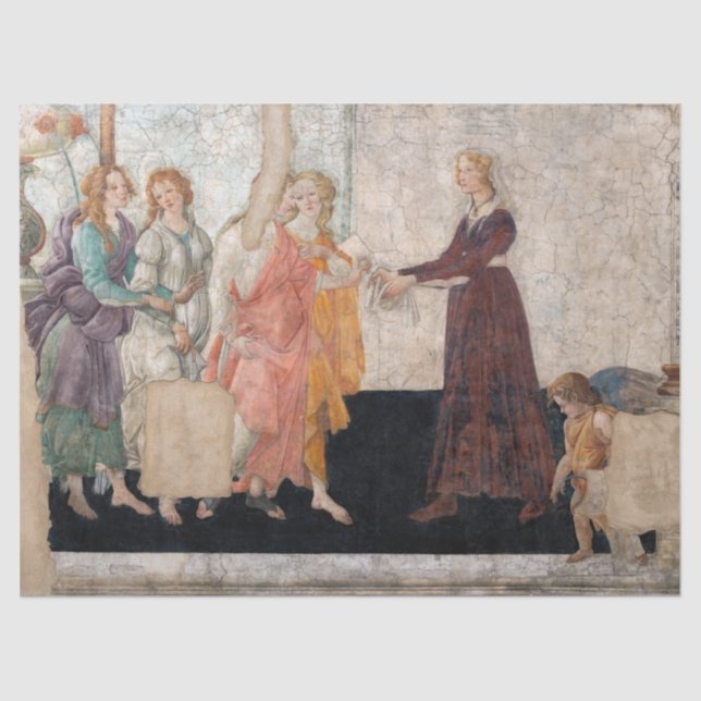Sandro Botticelli - Venus and the Three Graces Tissue Paper (Front)