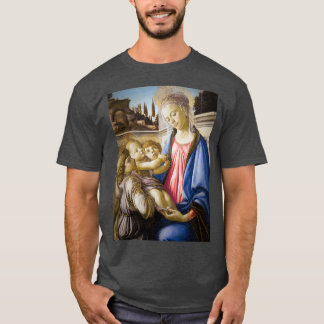 Sandro Botticelli Virgin and Child with Two Angels T-Shirt
