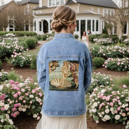 Sandro Botticellis The Birth of Venus 1485 Denim Jacket