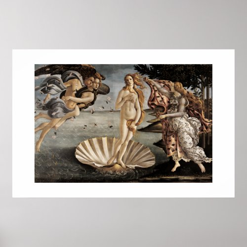 Sandro Botticellis The Birth of Venus 1485  Poster