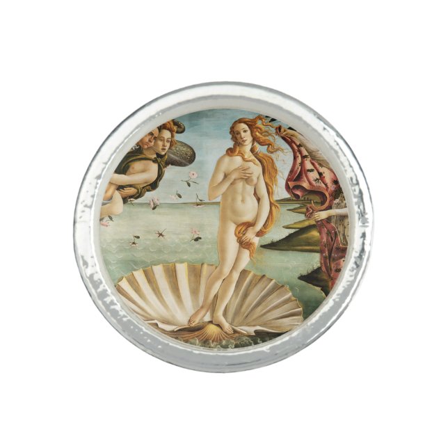 Sandro Botticelli's The Birth of Venus (1485) Ring (Front)