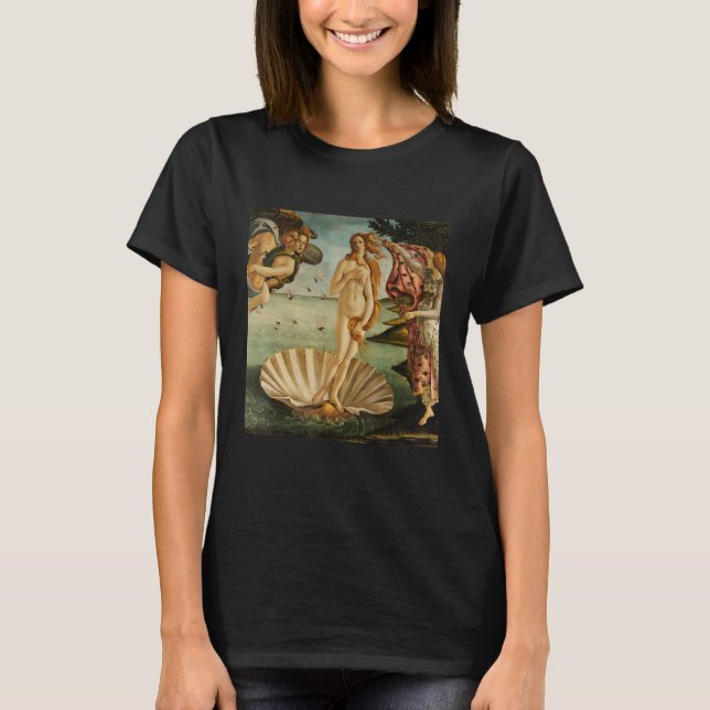 Sandro Botticelli's The Birth of Venus Painting Ar T-Shirt (Front)