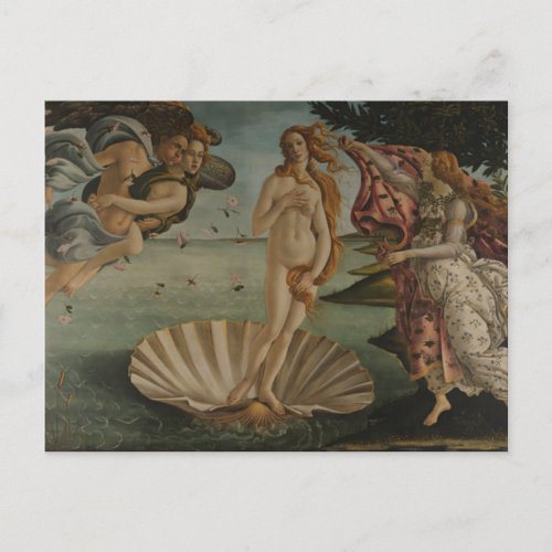 Sandro Botticellis The Birth of Venus Postcard
