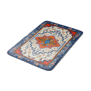 Sands of Time: Heritage Boho Moroccan Art Bath Mat
