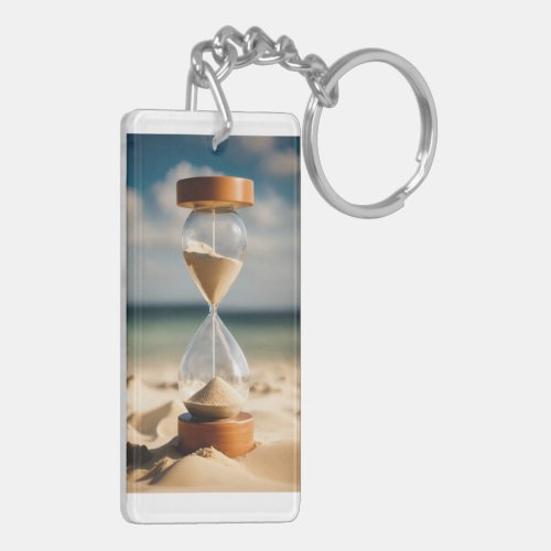 Sands of Time Keychain A Stunning Keepsake Keychain