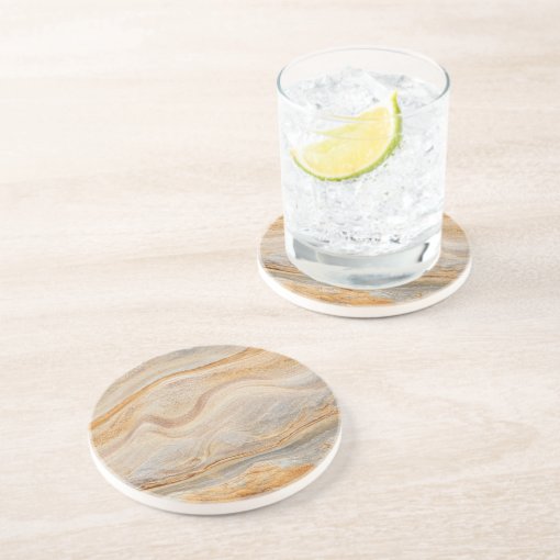 Sandstone Background Sand, Stone Rock Customized Drink Coaster Zazzle