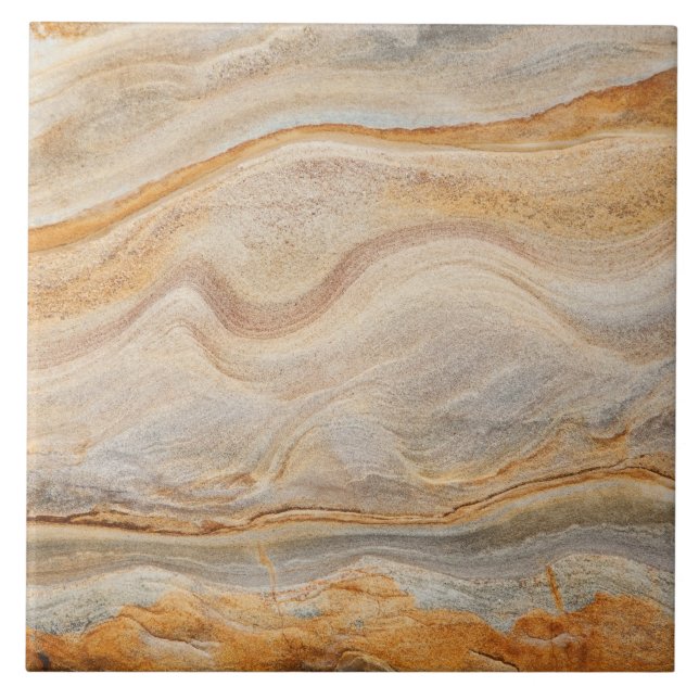 Sandstone Background - Sand, Stone Rock Customized Tile (Front)