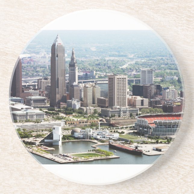 Sandstone Cleveland Coasters (Front)