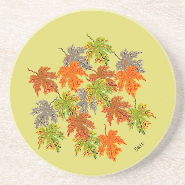 Sandstone Coaster : Autumn (Front)