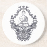 Sandstone Coaster : Buddha at Zazzle